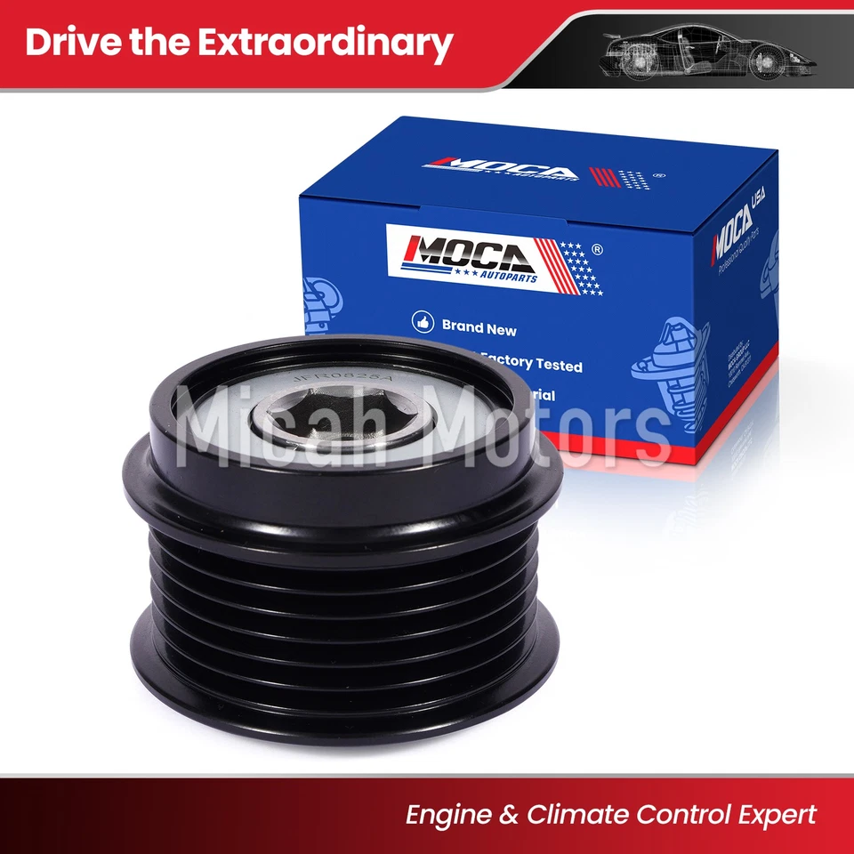 Decoupler Pulley for Toyota Celica Corolla Matrix Scion Chrysler Dodge Caravan - Изображение 1 из 4