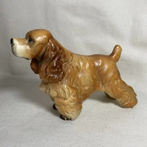 Vintage Porzellan Braun Cocker Spaniel Porzellan Figur Made In Japan - Bild 1 von 12