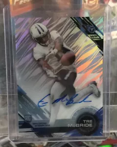 2015 TOPPS HIGH TEK #56 TRE MCBRIDE RC AUTO Titans Football π₯ - Picture 1 of 6