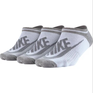 (3 Paar) Nike Sportswear No-Show Socken Training Gym Unisex weiß SX6064 (Medium - Bild 1 von 4