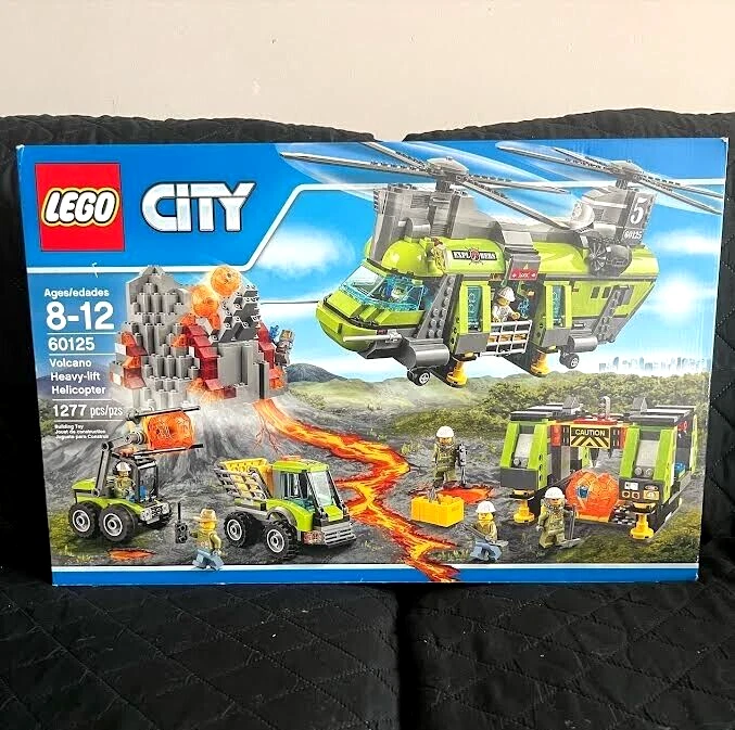 LEGO City Volcano Heavy-lift Helicopter 60125 New Sealed Retired Set - Image 1 of 4