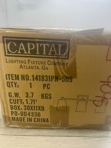 Capital Lighting 141831PN-509 - Bathroom Fixtures Indoor Lighting - Picture 1 of 3