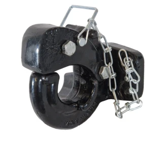 NATO Pintle Hook Tow Hitch Heavy Duty Trailer Mount For Lunette Ring - 15000kg - Picture 1 of 5