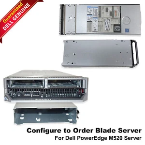 Genuine Dell PowerEdge M520 Blade Server Empty Barebone Chassis 0H7XR7 H7XR7 - Picture 1 of 11