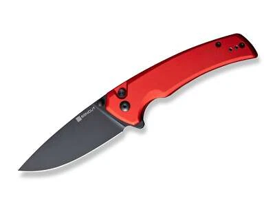 SENCUT Serene Aluminum Red Black Blade Taschenmesser Button Lock EDC ✔️ 01WE1226 - Bild 1 von 4