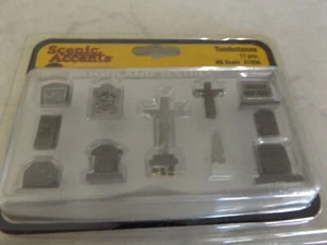 HO Scale Lot of Tombstones by Woodland Scenics - Picture 1 of 3