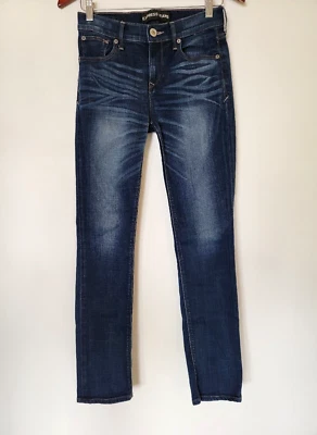 Express Womens Jeans  Skinny Mid Rise Blue Size 2R - Image 1 of 4