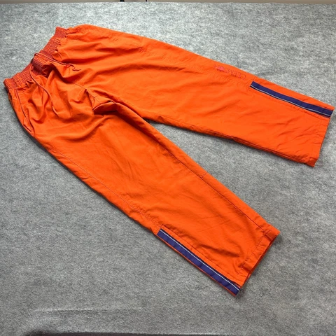 Clemson Tigers Nike Windbreaker Track Pants Men XL Orange Ankle Zip Woven 33" Cover