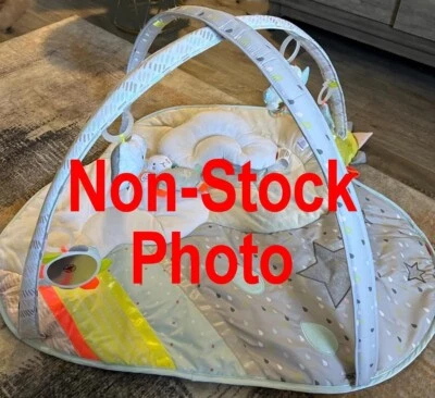 Skip Hop Forro Plateado Nube Abdomen Time Mat 3 en 1 Actividad Bebé Jugar Gimnasio Gris Foto 1 de 2