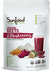 Organic Beets & Mushrooms Blend with Beetroots, Pomegranate, Cordyceps, & More |