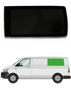 VW T5 T6 Kurze Radstand Seitenscheibe Seitenfenster getönt hinten links NEU - Bild 1 von 5
