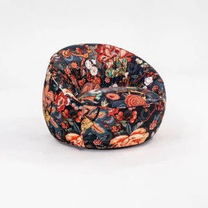 2022 Simone Bonanni for Moooi Hana Swivel Lounge Arm Chair Extinct Animal Fabric - Picture 1 of 12