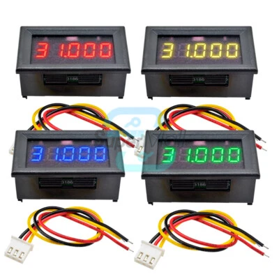 MARKENLOS 0.36" DC0-33.000V 5 Digits Digital LED Display Voltmeter Voltage Meter Car Panel