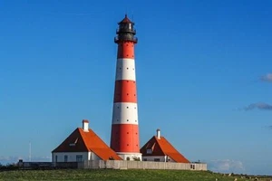 LIGHTHOUSE *2X3 FRIDGE MAGNET* BEACON SHORE SAFETY COAST DANGER LIGHT NAVIGATION - Imagen 1 de 2