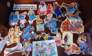 60+ Visuals Kinderzimmer Reime Combo Filz Set Lebkuchen, 3 Billy Ziegen... - Bild 1 von 7