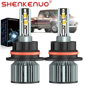 For Nissan Pathfinder 2005-2012 6000K 2X 9007 LED Headlight Hi/Lo Beam Bulbs Kit - Picture 1 of 11