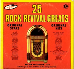 Rock Revival Great 25 Original Hits Vinyl LP KTEL Records, 1976, RR2, Various~VG - Picture 1 of 4