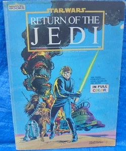 Marvel Books Star Wars Return Of The Jedi Official Comics Version 1983 ROTJ VTG - Picture 1 of 6