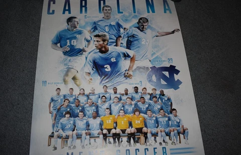 NORTH CAROLINA TAR HEELS 2011 MENS SOCCER POSTER Cover