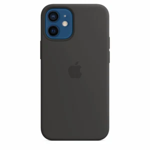 Oryginalne etui Apple iPhone 12 mini silokon czarne / głębokie granatowe - Zdjęcie 1 z 1