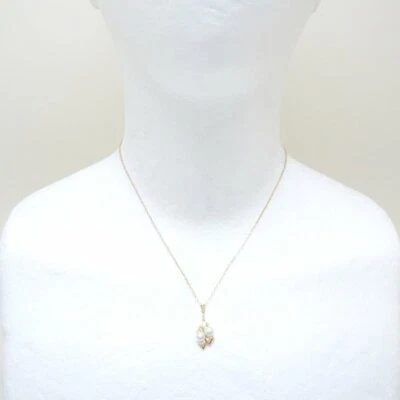 Collar de perlas usado MIKIMOTO para mujer cinta de oro amarillo K18 sin caja joyería Foto 1 de 4