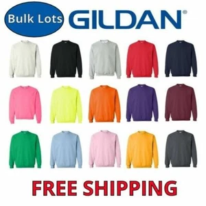 Lotes a granel de sudaderas de cuello redondo Gildan S-XL al por mayor elige colores 18000 - Imagen 1 de 5