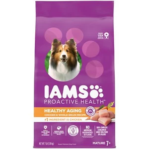 IAMS Proactive Health 7lb Senior Dog Food with Real Chicken for Healthy Aging - Picture 1 of 15