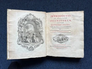 Leonhard Euler – Introductio in analysin infinitorum, Volume II – First Edition - Picture 1 of 16
