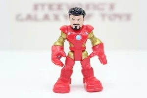  Playskool Marvel Super Hero Adventures Iron Man Tony Stark No Helmet - Picture 1 of 2