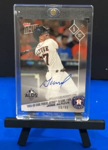 2017 TOPPS NOW JOSE ALTUVE ALDS ON-CARD AUTO 60/99 - HOUSTON ASTROS - CARD# 703A - Picture 1 of 2