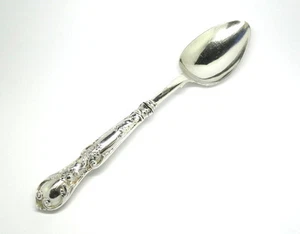 Antik 1836 Georgian GU GEORGE UNITE Birmingham Repousse Sterlingsilber Löffel - Bild 1 von 5