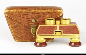 Carl Zeiss Jena Gold Binocular Theatis Q  3,5x15 w/Orginal Case - Picture 1 of 4