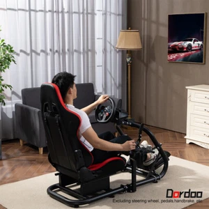 Dardoo Sim Racing Cockpit avec siège Fit Logitech G920 G29 GPRO Thrustmaster Xbox - Photo 1/43