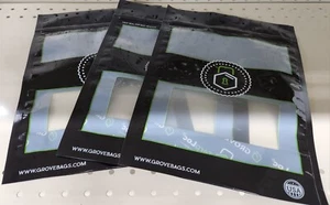 🌴Grove Bags Terploc 1/4 Lb 3 Pack Lot Free Shipping🌴 - Picture 1 of 2