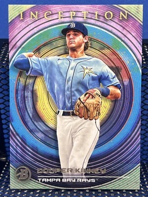 2022 Bowman Inception COOPER KINNEY Tampa Bay Rays Base 81 - Image 1 of 2