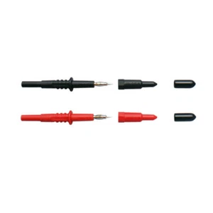 LDM124 Sonde Lanterna Isolate Rosso e Nero per Cavi Test Multimetro GS38 Cert - Foto 1 di 1