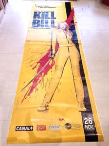 AFFICHE CINEMA FILM KILL BILL 1 QUENTIN TARANTINO 2003RARE FORMAT 120X350 MORRIS - Picture 1 of 1