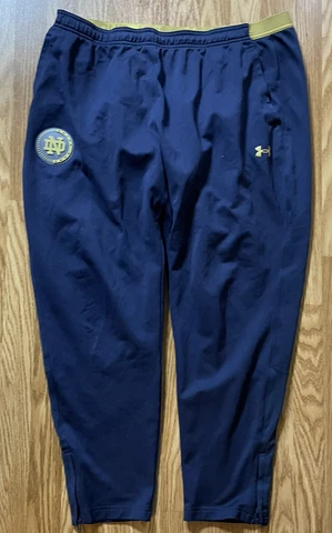 Notre Dame Football Team Issued Under Armour Pants Size medium Cover