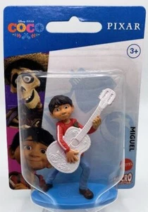 DISNEY PIXAR COCO - 2" MIGUEL WITH GUITAR MATTEL MICRO FIGURE CAKE TOPPER - NIP - Picture 1 of 2