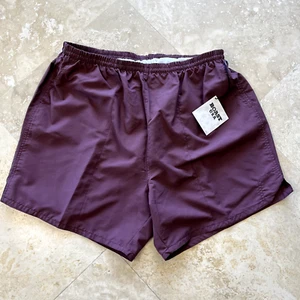BOAST Mens Shorts XXL 2XL Red Lined Elastic Waist Swim Trunks Y2K Vintage NOS - Picture 1 of 8