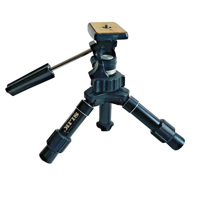 SLIK Mini Pro II Tripod Black Portable Small Lightweight - Image 1 of 4