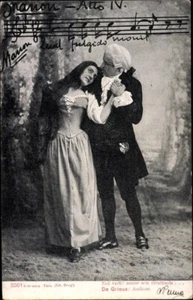 c.1904 OPERA ‘MANON’ Act. IV; Opera Singers; No. 3361; Postmark 1904, Excellent - Picture 1 of 2