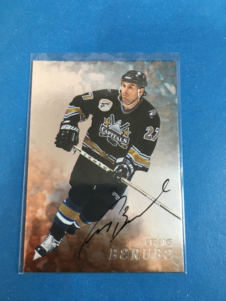 Autógrafos F145.285 1998-99 Be A Player #298 Craig Berube CAPITALS - Imagem 1 de 1