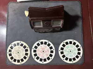 Vintage Sawyer View-Master (Bakelit / Braun) - mit 3 zufälligen Rollen - Bild 1 von 1