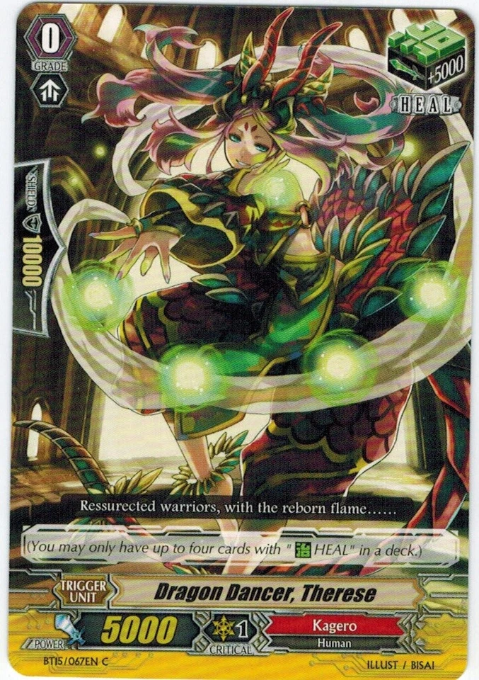 4 x Dragon Dancer, Therese - BT15/067EN - C Near Mint / Mint, English - Image 1 of 1