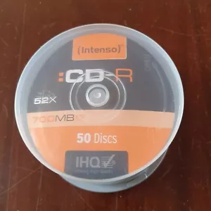 New Intenso CD-R  52 x 700 MB 80 minutes - Picture 1 of 1