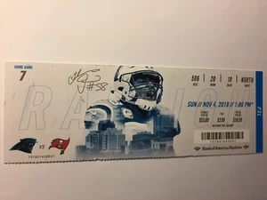 CAROLINA PANTHERS VS TAMPA BAY BUCCANEERS NOVEMBER 4, 2018 TICKET STUB - Picture 1 of 1