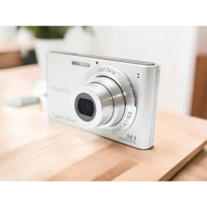 SONY Cyber-Shot DSC-W330 Digital Camera 4X Optical Zoom Built-in Flash Silver - Picture 1 of 8