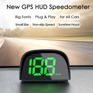 Speedometer HUD GPS Digital Speed Meter MPH KM/H Head Up Display for Car M2G0 - Picture 1 of 25
