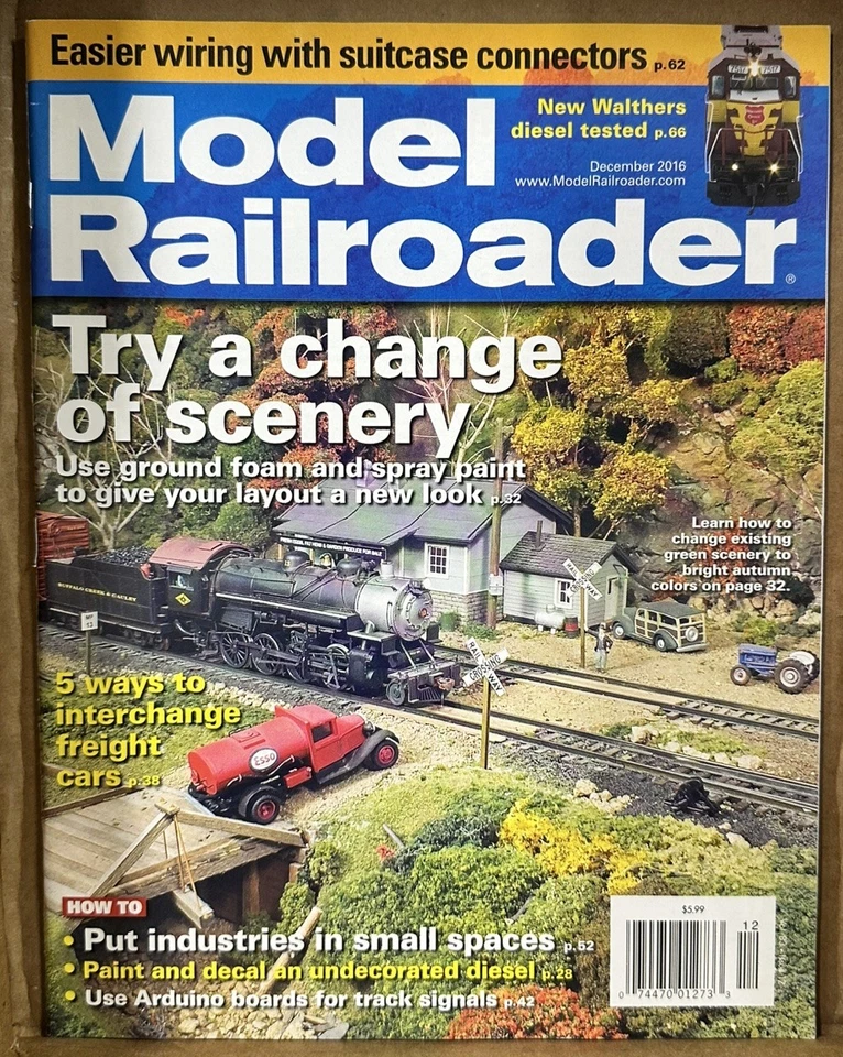 Model Railroader Magazine, December 2016 Try a Change of Scenery Arduino Boards - Image 1 of 1